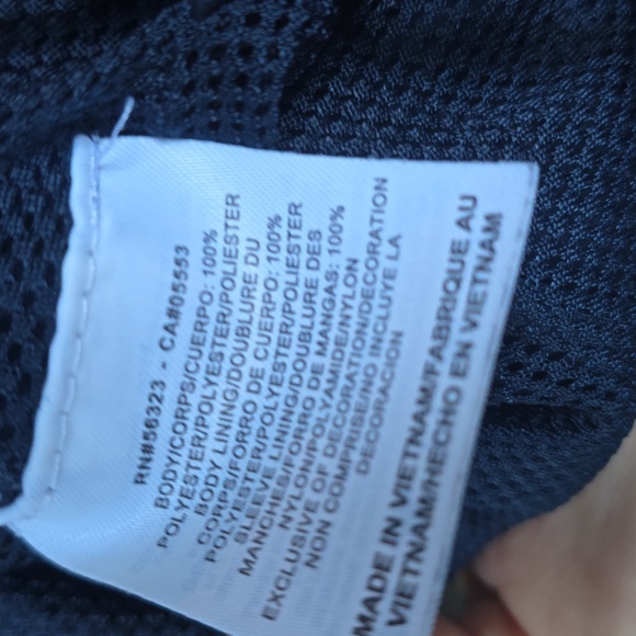 VTG Nike Athletic Department Blue White Windbreaker Men's XL - Picture 7 of 10